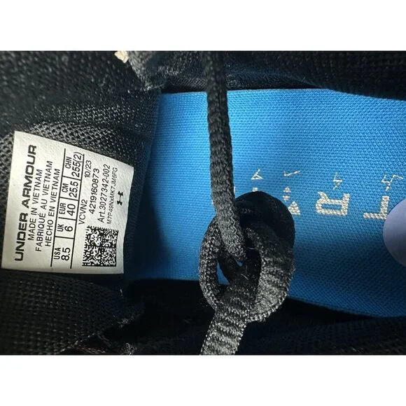 Under Armour Women's Reign 6 Training Shoes Size 8.5 Black New - Picture 11 of 14